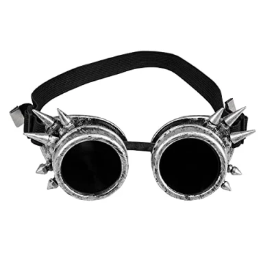 Imagen de Boland Gafas cyberpunk, retro, spacy, steampunk, espinas, banda elástica, carnaval, halloween, fiesta de disfraces, temática, accesorios para disfraces