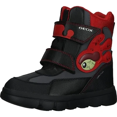 Imagen de Geox J Willaboom Boy B AB, Barco Ankle, Black Red, 24 EU