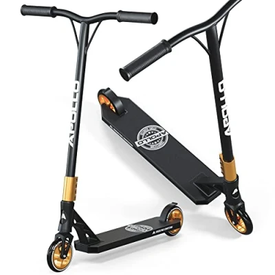 Imagen de Apollo Scooter Freestyle Genesis Pro Patinete de Adulto para Acrobacias con Rodamientos ABEC 9 Stunt Scooter, Saltos, Trucos,