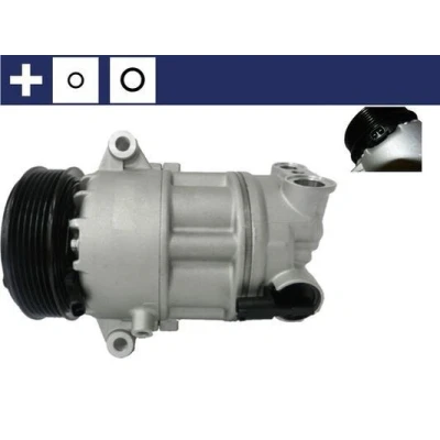 Imagen de MAHLE ORIGINAL ACP 163 000S Compresor de Aire Acondicionado CVC6 12V PAG 46 R134a con junta tórica ALFA ROMEO: Giulietta Hatchback