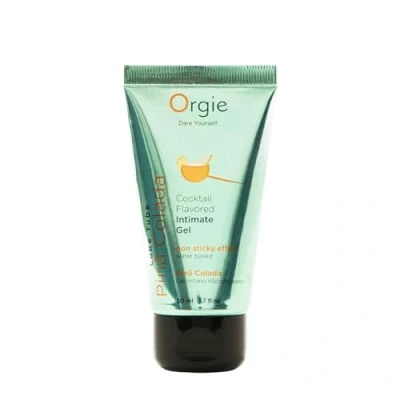 Imagen de Orgie Lube Tube Cocktail Caipirnha, Pina Colada, Sex on the Beach, Strawberry Mojito em 50ml (Pina Colada)