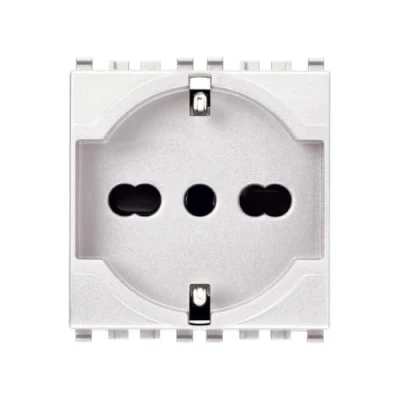 Imagen de Vimar serie plana Toma 2 polos+tierra 16a universal blanco