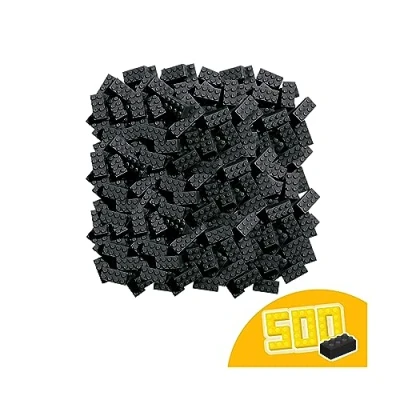 Imagen de Blox 500 bloques a granel, color negro (Simba 4118935) , color/modelo surtido