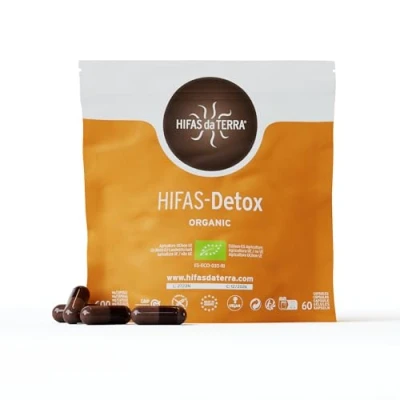 Imagen de HIFAS DA TERRA Suplemento en Cápsulas Detox con Extracto de Maitake, Polyporus y Vitamina C Refill 60