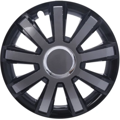 Imagen de LEOPLAST FLASH CZ GR 15 Tapacubos 15Pulgada negro, gris grafito
