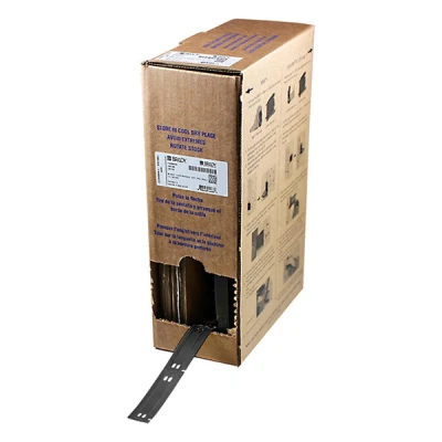 Imagen de Brady BM 10x60 7643 BK Etiquetas de poliuretano negras 10 mm x 60 (originales)