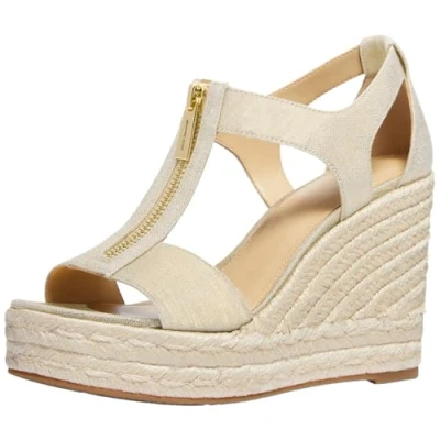 Imagen de Michael Kors Berkely Alpargatas, Mujer, Talla: 40.5, Gold coloured Zapatos