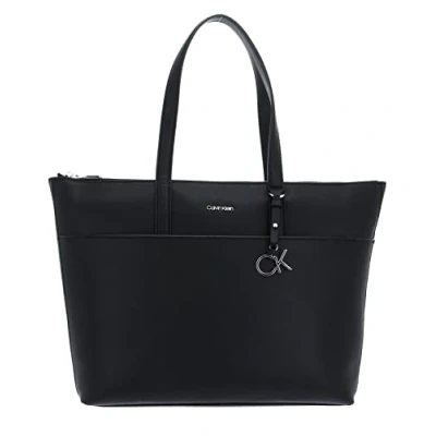 Imagen de Calvin Klein Mujer Bolso Ck Must Shopper Large con Cremallera, Negro (Ck Black), Talla Única