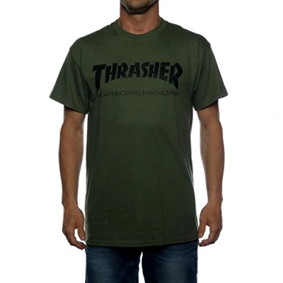 Imagen de Thrasher Skate Mag Army Camiseta verde M