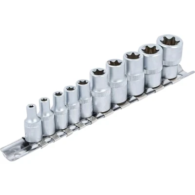Imagen de BGS Diy 9548 Juego de llaves vaso E Torx 6,3 mm (1/4&quot;) / 10 (3/8&quot;) E4 E16 piezas