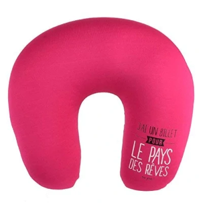 Imagen de JET LAG VO1126 Almohada de Viaje, 26 cm, Color Aleatorio (Rosa, Negro y Azul)