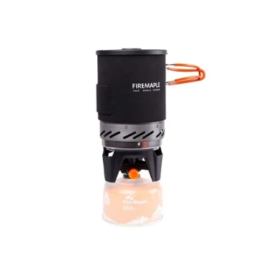 Imagen de Fire Maple Fixed Star 1 Sistema de Cocina Hornillos Camping Portátiles Acampada al Aire Libre Mini Estufa Gas Portatil con Piezoeléctrico para Acampar Picnic Mochilero Negro