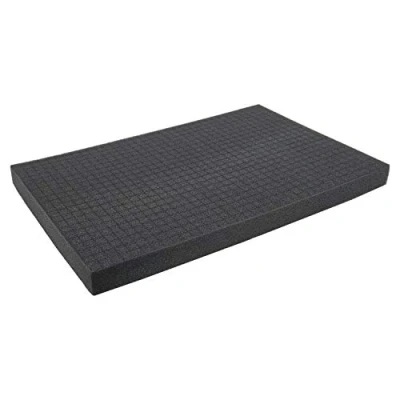 Imagen de HMF 1456 40 Alfombrilla de espuma rejilla, protección para maletines y juegos miniaturas, 345 x 550 mm, altura: mm