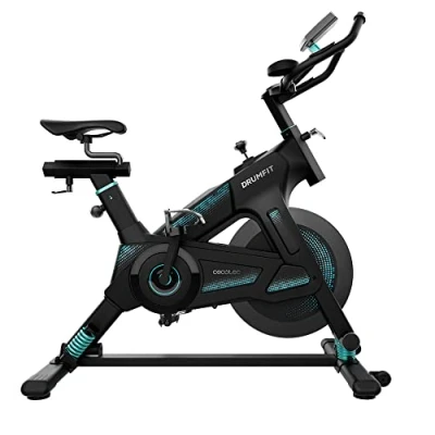 Imagen de Cecotec Bicicleta Indoor DrumFit 23000 Kosmos Pro. Volante de Inercia 23 Kg, Resistencia Manual, Tecnología Dynamic Pro, Manillar y Sillín Deportivos, Pantalla LCD