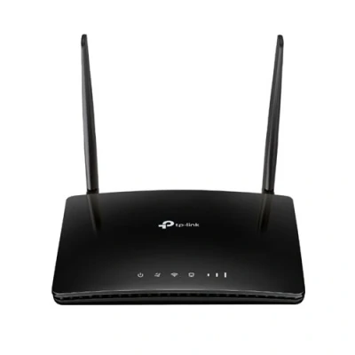 Imagen de Router WiFi TP Link TL MR6400, 4G LTE, 300 Mbps, 2 antenas, Ethernet, Control Parental, Negro
