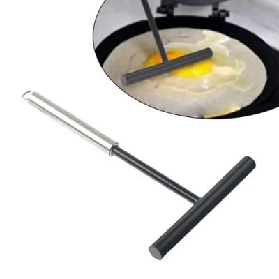 Imagen de XoeLLe Esparcidor de Crepes, Distribuidor Masa Palos Para Crepes en Forma T, Revestimiento Antiadherente Panqueques,Herramienta Cocina DIY(19,5 * 12,3cm)