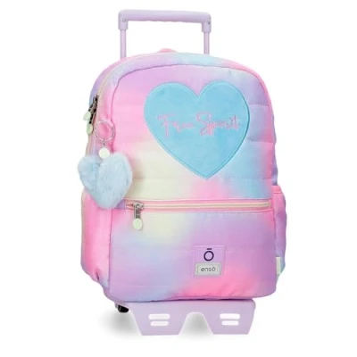 Imagen de Enso Free Spirit Mochila con Carro Multicolor 27x33x11 cms Poliéster 9,6L