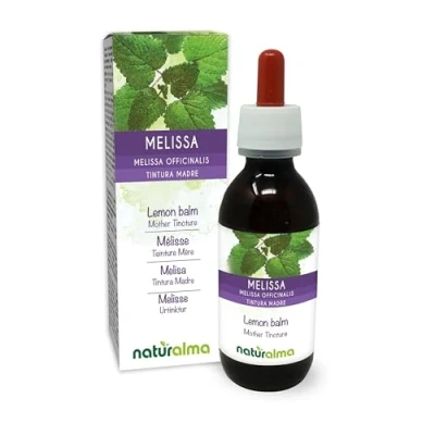 Imagen de Melisa o Toronjil (Melissa officinalis) hojas Tintura Madre sin alcohol Naturalma Extracto líquido gotas 120 ml Complemento alimenticio Vegano