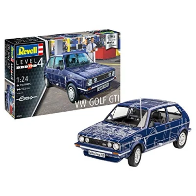 Imagen de Revell RV07673 07673 VW Golf GTI Builders Choice Kit de modelo plástico escala 1:24, sin pintar
