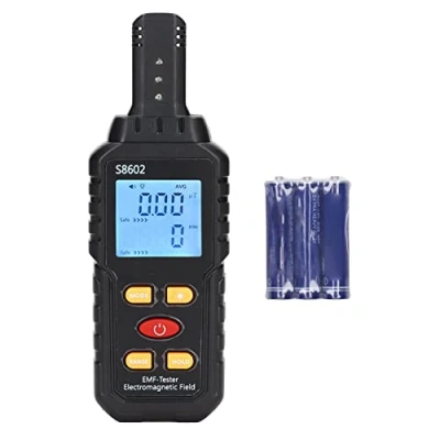Imagen de Detector EMF Probador de Radiación Electromagnética Medidor Campo Magnético Pantalla Digital Contador Geiger Beta Gamma Rayos X Portátil