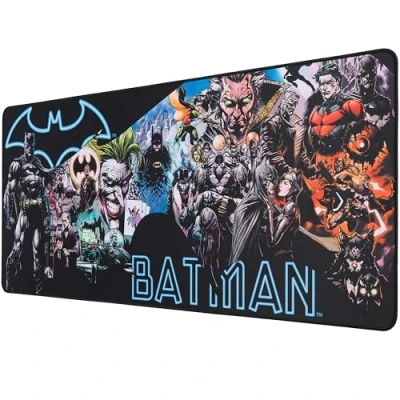 Imagen de Subsonic, DC Comics Batman, Alfombrilla de ratón XXL 90 mm x 40 mm, escritorio gaming con licencia oficial