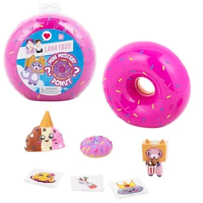 Imagen de LankyBox 2182 Mystery Donut, Minifiguras coleccionables, 6 emocionantes Juguetes para Descubrir el Interior, Producto con Licencia Oficial, Multicolor