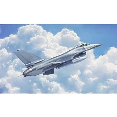 Imagen de Italeri F 16A Fighting Falcon Halcón Modelo de plástico para ensamblar, Color Gris, Large (IT2786)