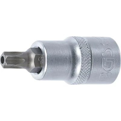 Imagen de BGS 4327 Punta de vaso entrada 12,5 mm (1/2&quot;) perfil en T (para Torx) con perforación T45