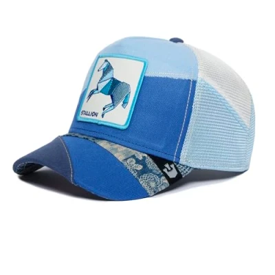 Imagen de Goorin Bros Trucker Farmigami SELF Reliant Gorra, Hombre, Talla: One Size, Blue
