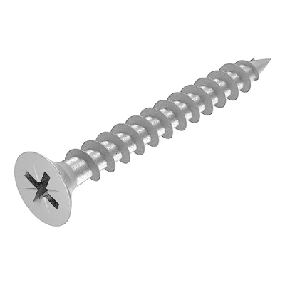 Imagen de SECCARO Tornillo para madera aglomerada, 6 x 50 mm, acero inoxidable, V2A, VA A2, rosca completa, 100 unidades