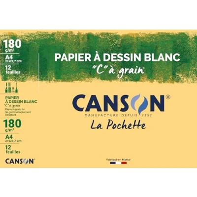 Imagen de Canson 200027107 Papel de dibujo (A4, 180 gsm)