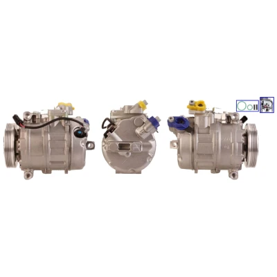 Imagen de LUCAS ACP571 Compresor de Aire Acondicionado PAG 46 R 134 a con juntas BMW: 5 Berlina, Touring, 7