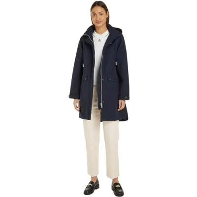 Imagen de Tommy Hilfiger Essential Relaxed Parka, Mujer, Talla: 36, Desert sky