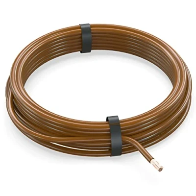 Imagen de AUPROTEC Cable unipolar 4.0 mm² FLRY B Hilo eléctrico en Anillo: 5m, 4,0 marrón