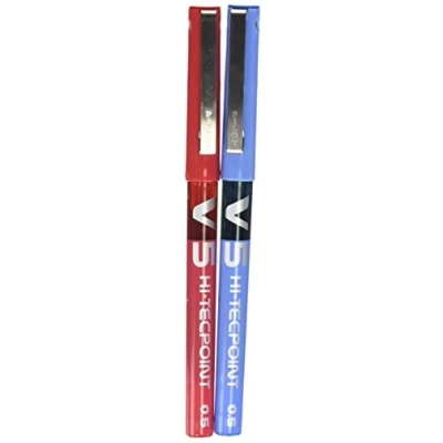 Imagen de Pilot BX V5 Set 2 rotuladores, tinta líquida, color azul y rojo