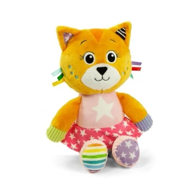 Imagen de Clementoni Gato Peluje Gatito Blandito De Peluche Supersuave, Recièn Nacidos Estimulaciòn Multisensoriàl Desarrollo Percepción Tactil, Juguete Bebé 0 36 Meses, 17908, Multicolor