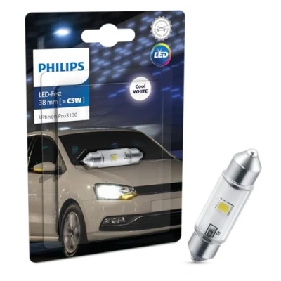 Imagen de Philips Ultinon Pro3100 LED Festoon foco de señalización para automóvil (C5W), 6.000K, 38mm