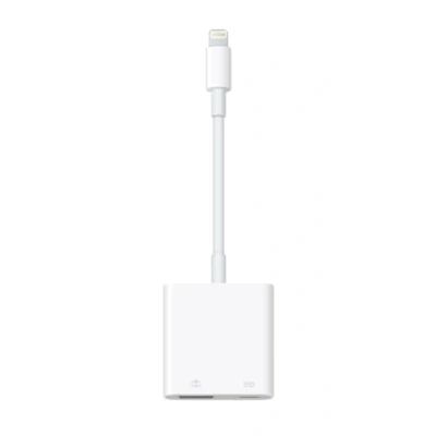 Imagen de Apple Adaptador de conector Lightning a USB 3 para cámaras, Blanco