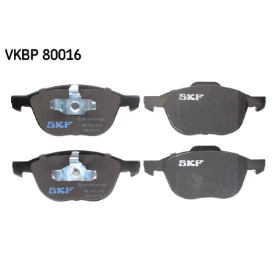 Imagen de SKF VKBP 80016 Juego de pastillas freno no preparado para indicador desgaste FORD: FOCUS 3, C Max, Ecosport Mk2, MAZDA: 3 Hatchback