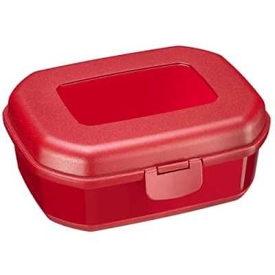 Imagen de Westmark Fiambrera, con cierre de clic, altura: aprox. 7,4 cm, plástico, Maxi, rojo/verde colores surtidos, 23522270