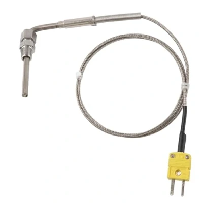 Imagen de Tipo K de termopar EGT Sensor Temperatura 1/8&quot;NPT para Gas Escape con Punta y Conector Expuestos 1M