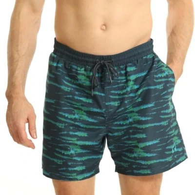Imagen de RIPT Essentials Bañador para hombre Shorts de Baño con Protección Solar UV 50 Secado Rápido, Azul/Verde Tie Dye, M