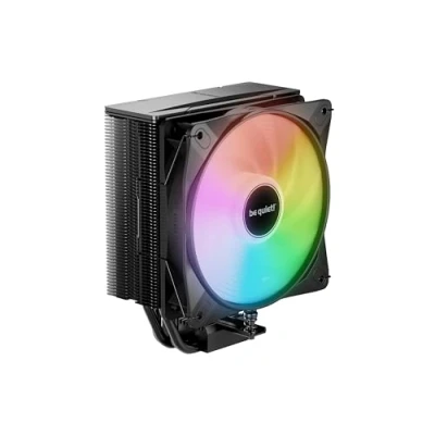 Imagen de be quiet! Pure Rock 3 LX refrigerador con aire, muy alta capacidad de refrigeración, 4 tubos calor alto rendimiento, tecnología HDT, Light Wings 120 mm PWM, visuales impresionantes