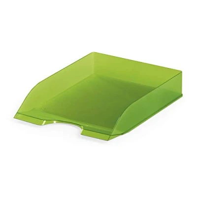 Imagen de Durable 1701673017 Bandejas para cartas (Básicas, formato DIN A4 a C4, apilables) 6 piezas, verde transparente