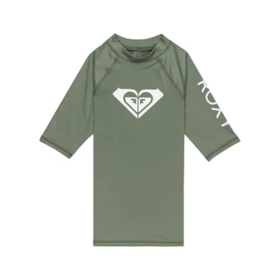 Imagen de Roxy Wholehearted KURZÄRMLIGER Camiseta de lycra/neopreno para niños, Talla: 10a, Green