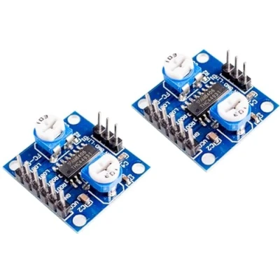 Imagen de TECNOULAB 2 uds PAM8406 Placa amplificadora Digital 5Wx2 estéreo con potenciómetro de Volumen