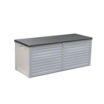 Imagen de Linea Garden Friend Baúl de plástico, 390 L, Color Gris