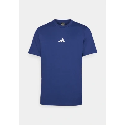 Imagen de adidas Sportswear Essential Three Stripes Single Camiseta básica, Hombre, Talla: XL, Dark blue/white