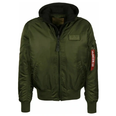 Imagen de Alpha Industries TEC Chaqueta de invierno, Hombre, Talla: XXL, Dark green black