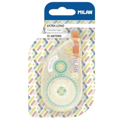 Imagen de MILAN® Blíster cinta correctora extra larga 5 mm x 15 m, serie New Look